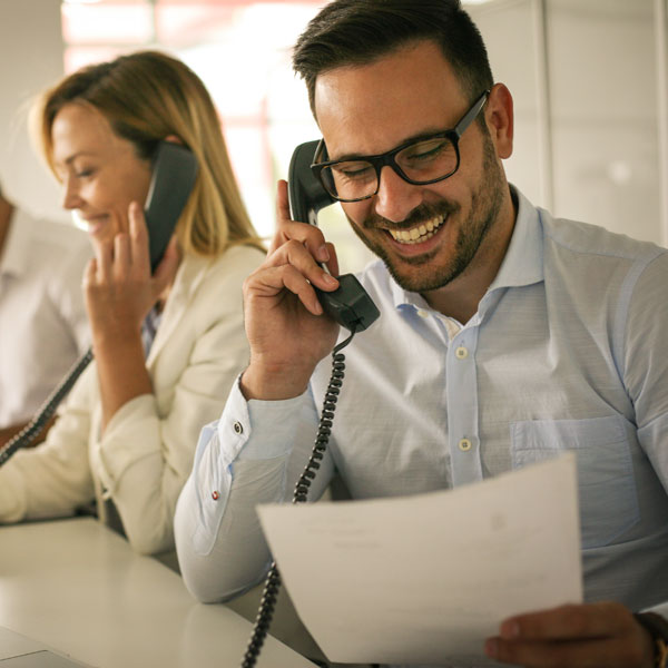 Call centre team in Wrexham