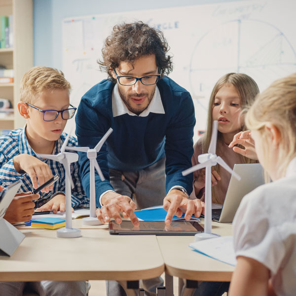 New teacher in science class